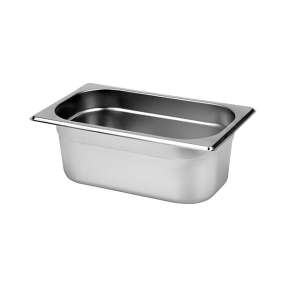 Гастроемкость 1/4 Н=100, нерж.сталь E14100